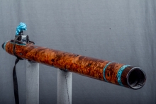 Tasmanian Blackwood Burl Native American Flute, Minor, Bass B-3, #M10E (6)